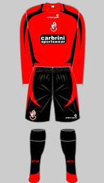 bournemouth 2008-09 home kit