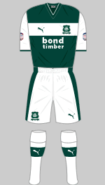 plymouth argyle 2012-13 home kit