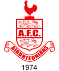 airdrieonians crest 1974