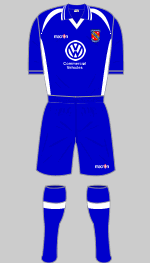 bangor city fc 2011-12 home kit