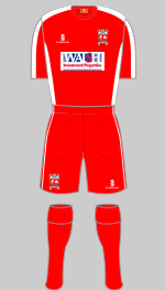 prestatyn town fc home kit 2011-12